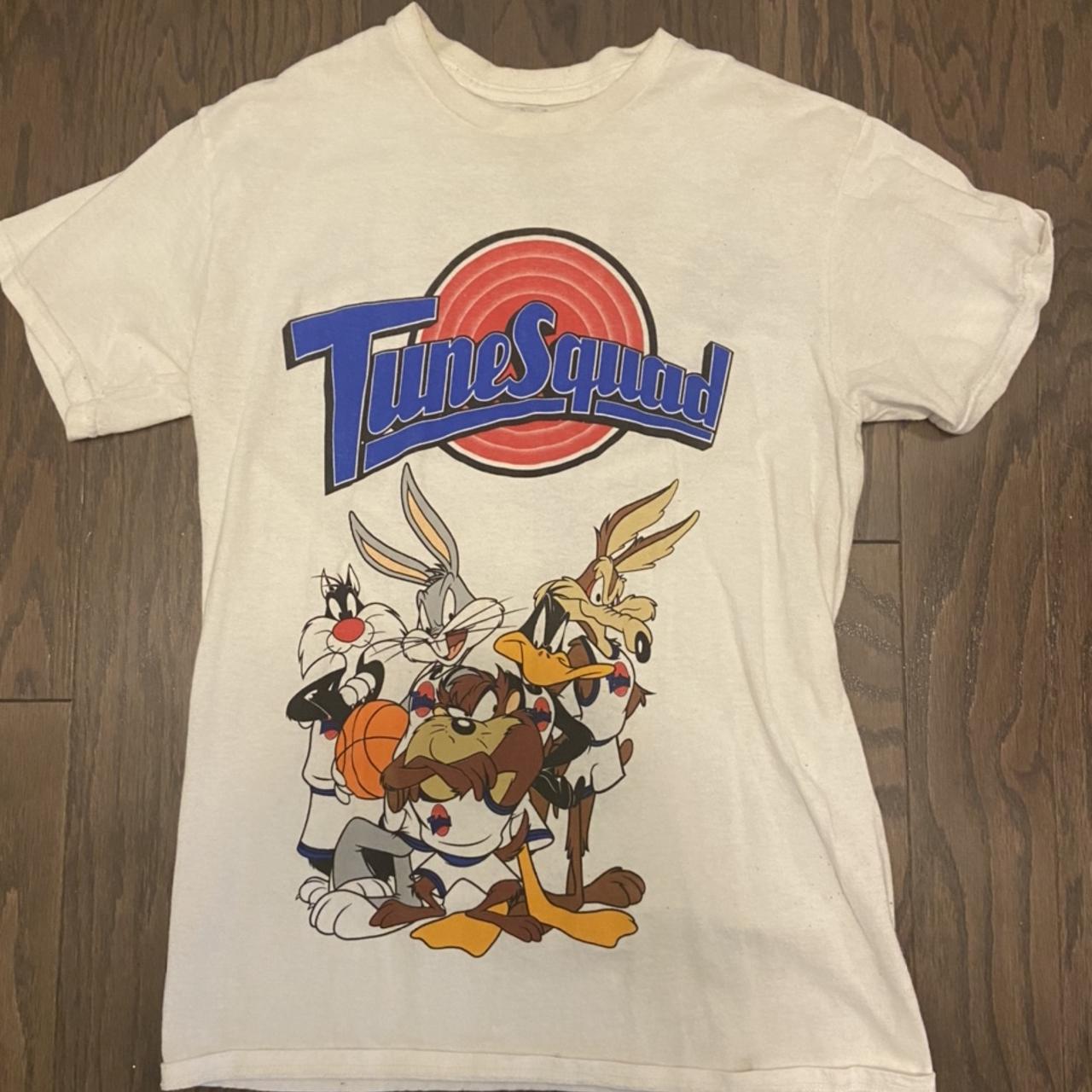 Looney toons Tune-squad baseball t shirt Size... - Depop