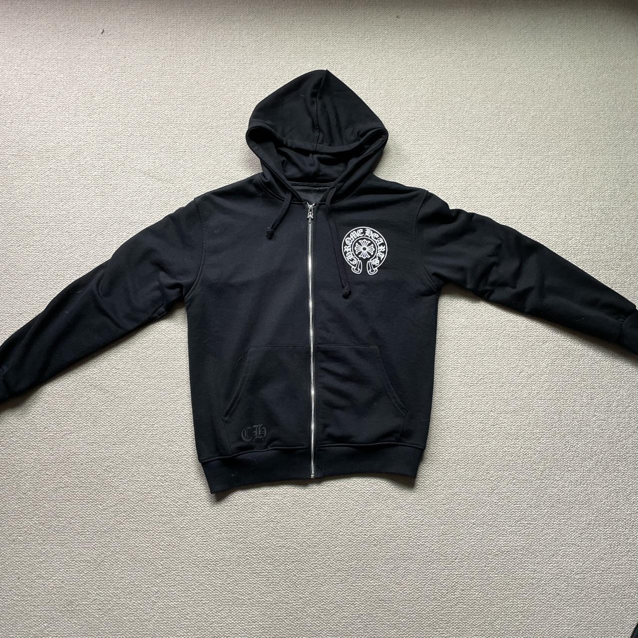 Chrome Hearts New York Zip Up Hoodie/Sweatshirt size... - Depop