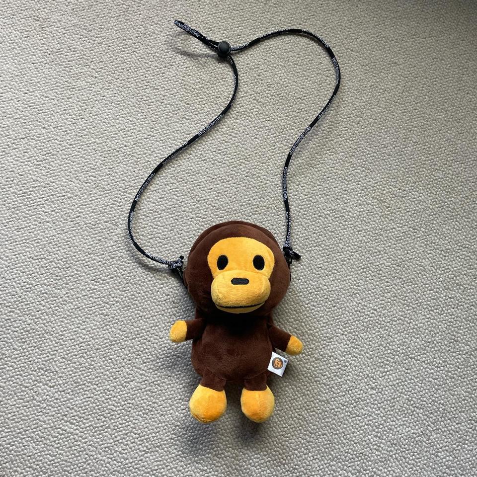 A Bathing Ape Baby Milo Plush Phone Bag/Phone - Depop