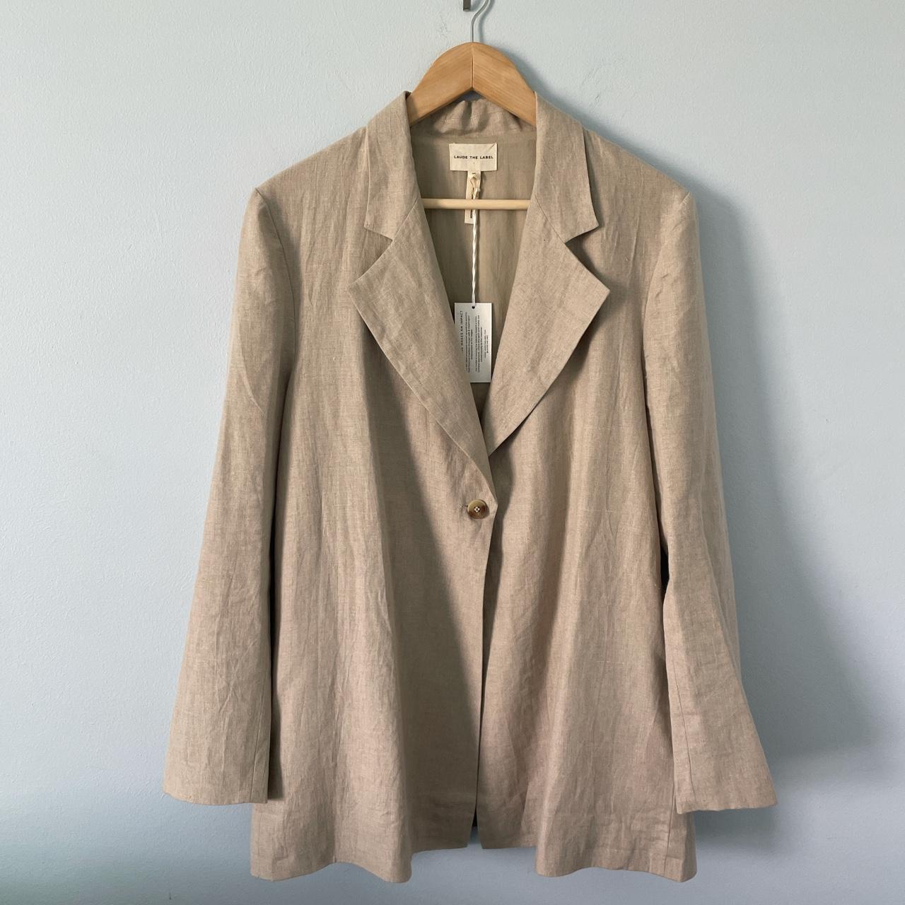 Madewell Women's Cream Tailored-jackets | Depop