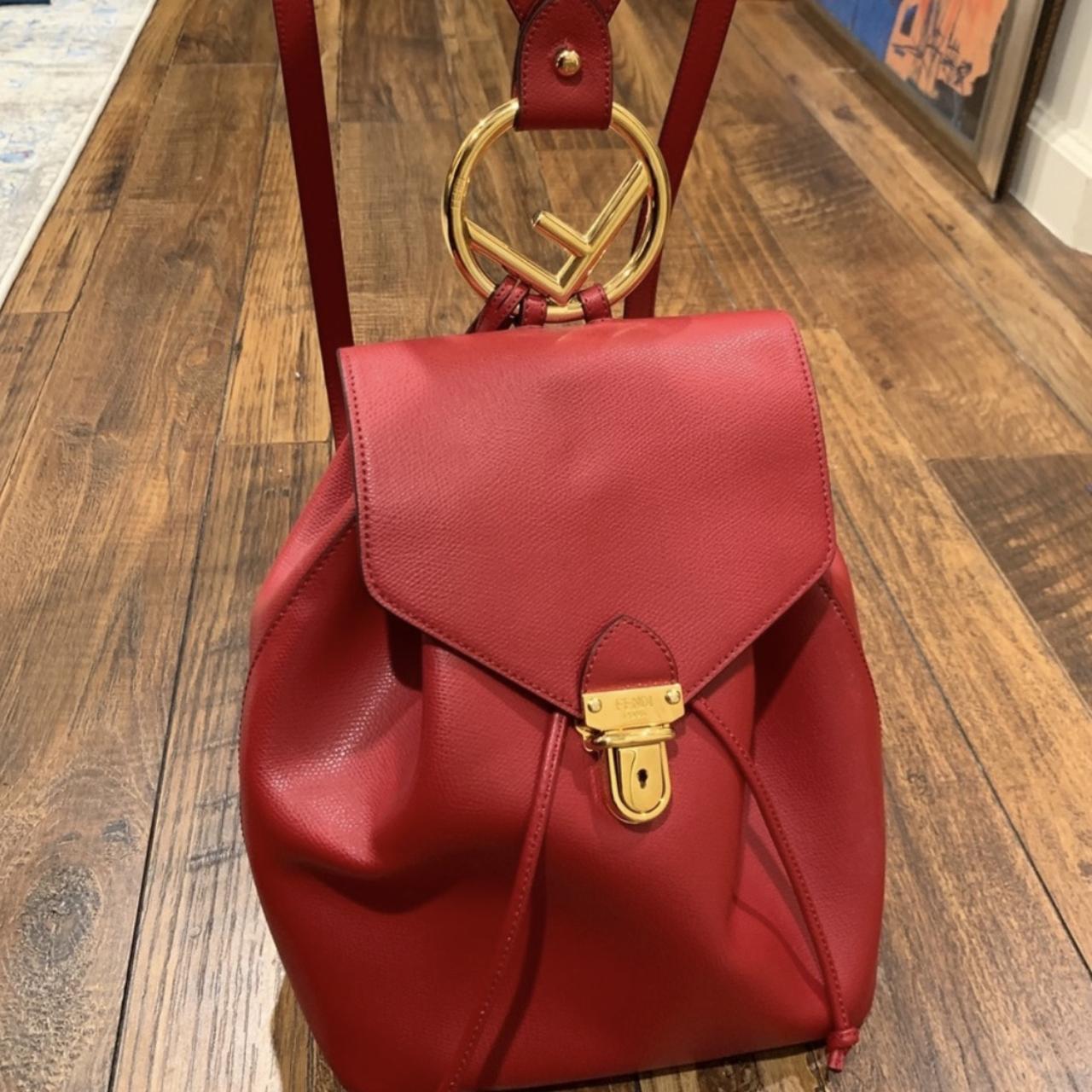 Fendi top backpack women's