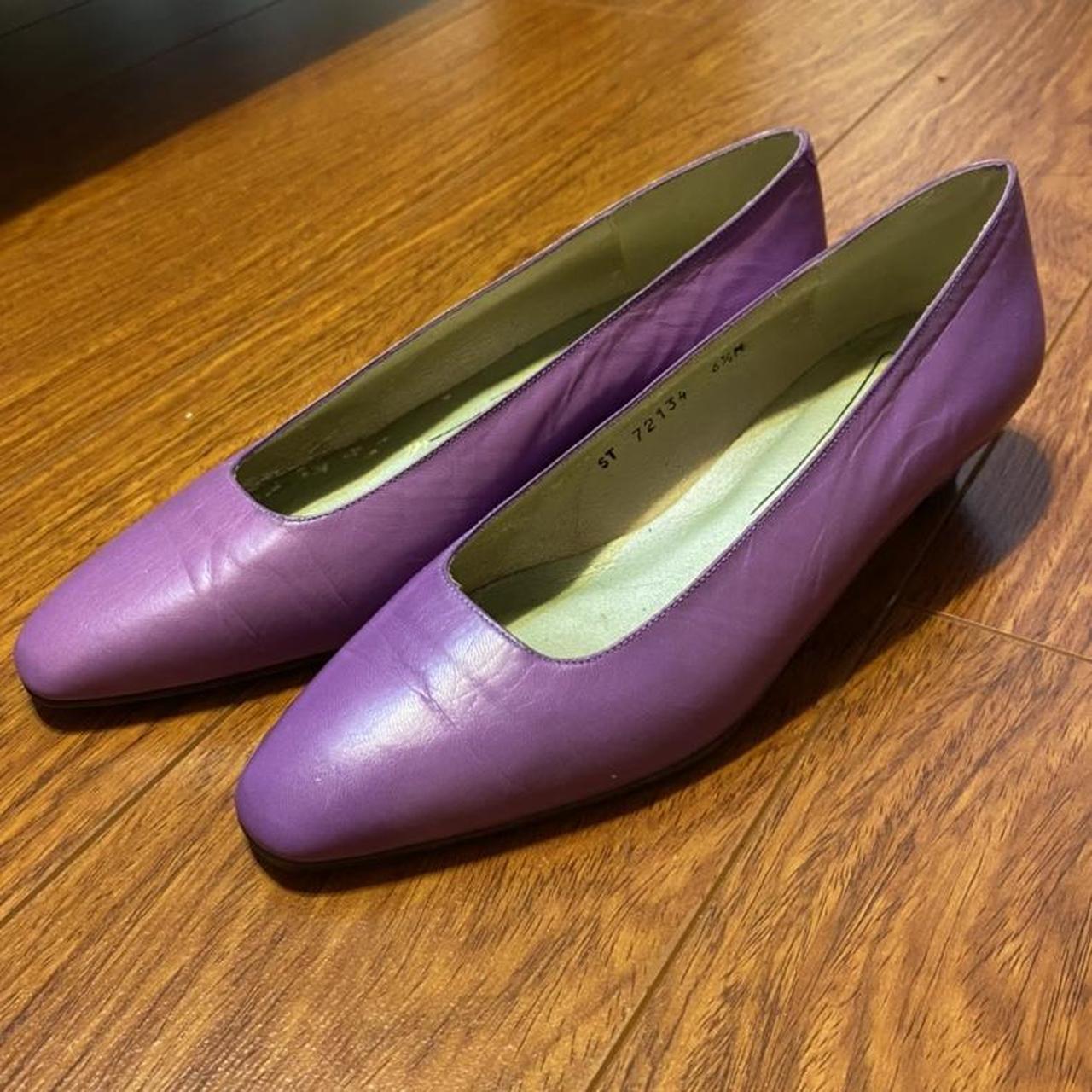 bright purple heels