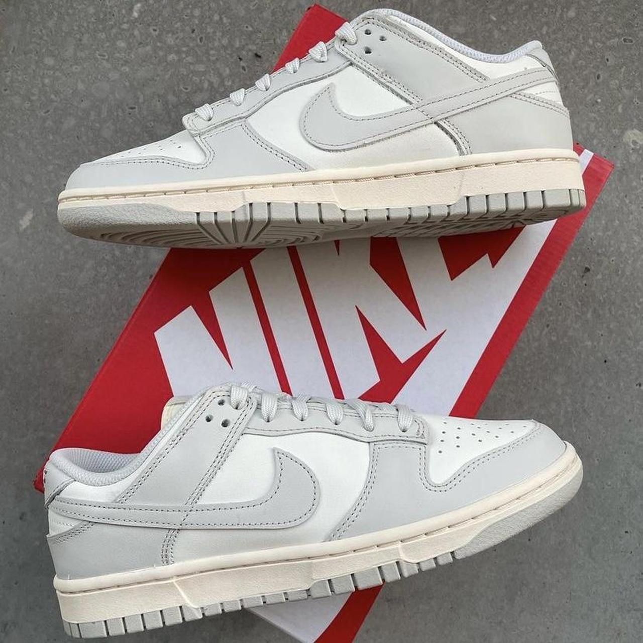 Nike Dunk Low Light Sail Bone #Sneakers... - Depop