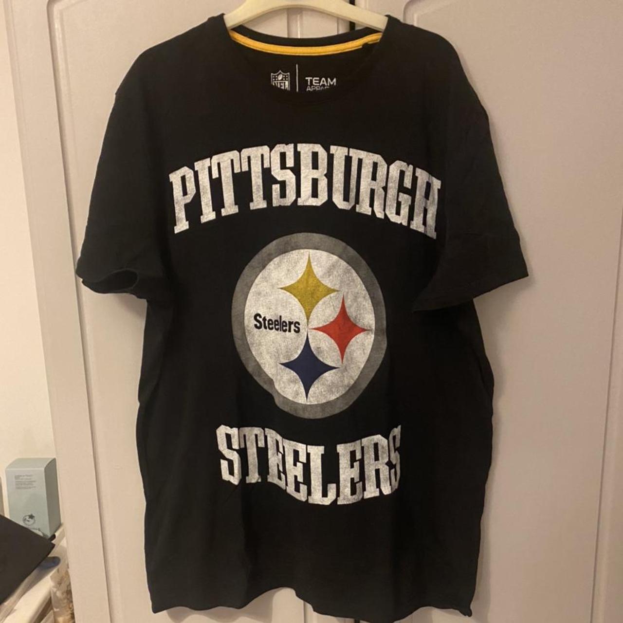 Pittsburgh Steelers NFL Team Apparel T-Shirt Size: L