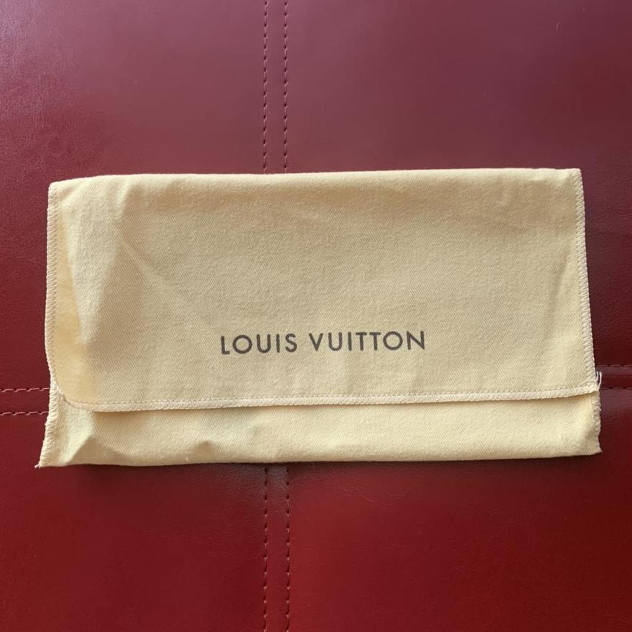 LOUIS VUITTON LITTLE DUST BAG 9in x 4.8in - Depop