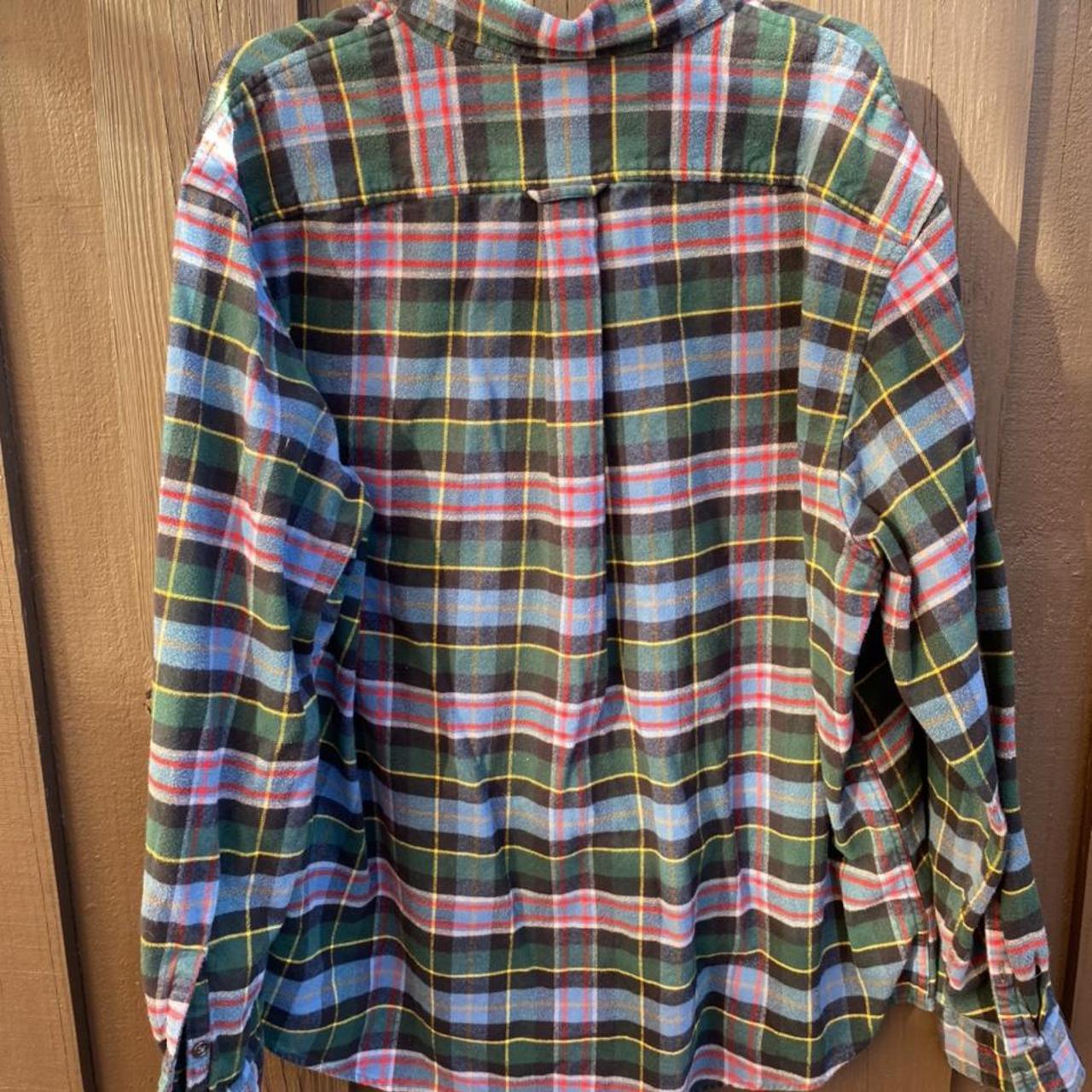 Vintage Lands End flannel. Men’s size XL Depop