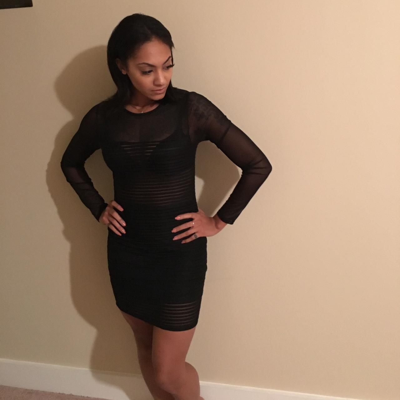 Forever 21 Dress (black sheer Sheer