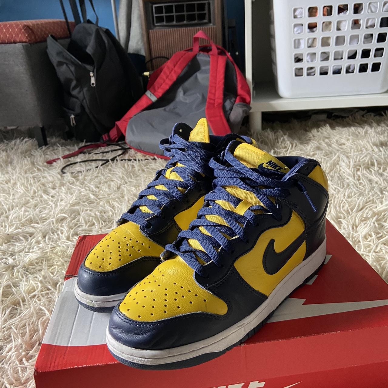 Dunk High Michigan Size 9.5 SEND OFFERS Great... - Depop