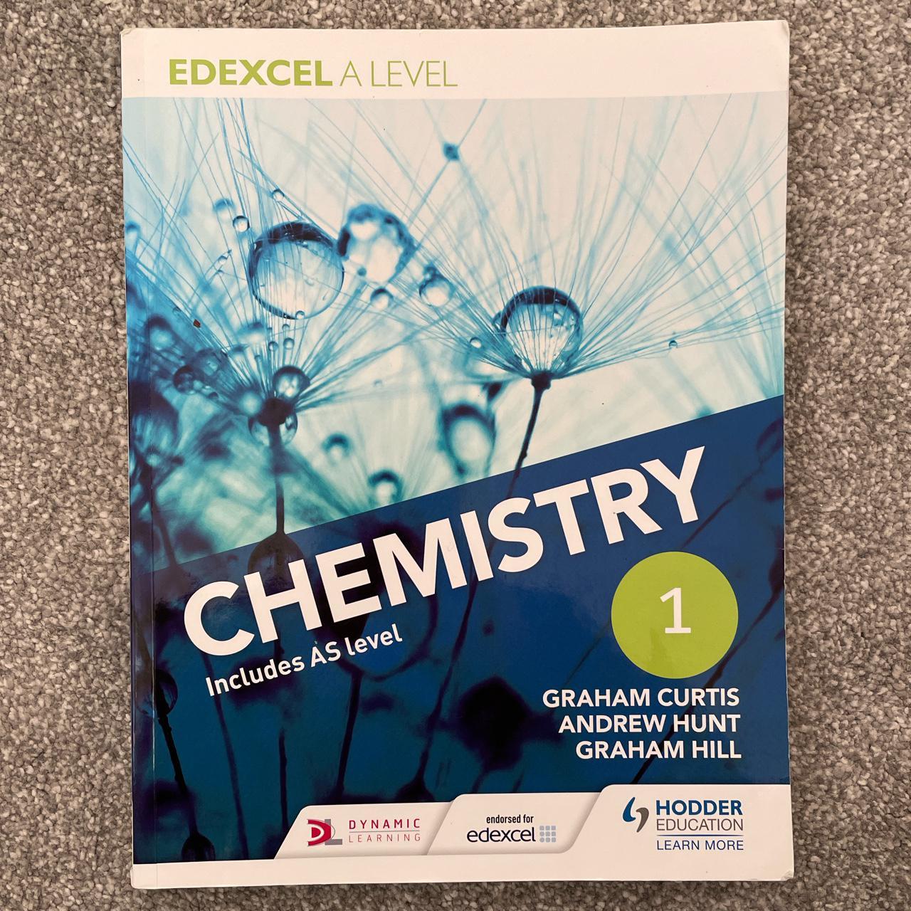 EDEXCEL A level chemistry textbook Graham Curtis,... - Depop