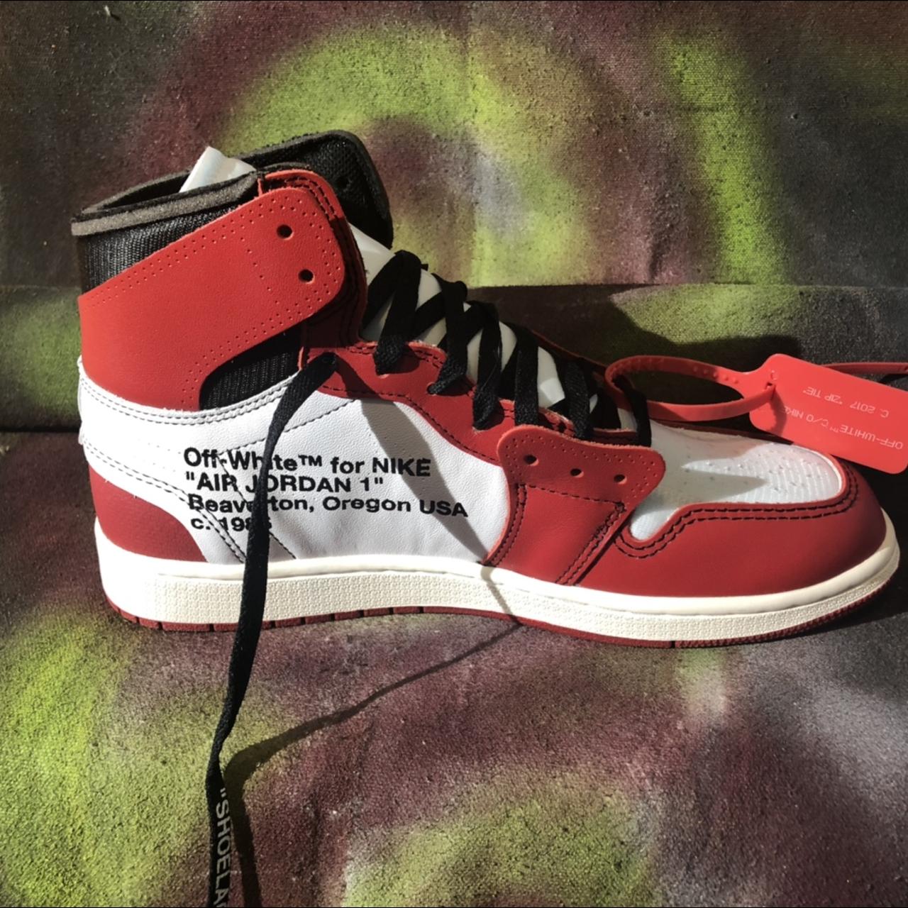 Off white jordan 1 zip tie best sale