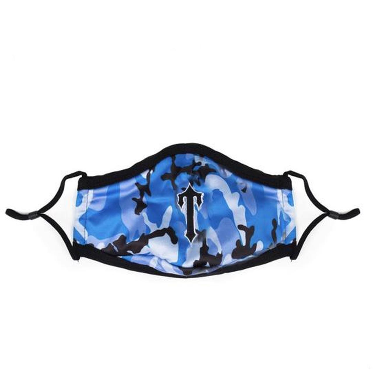 Trapstar face mask blue camouflage