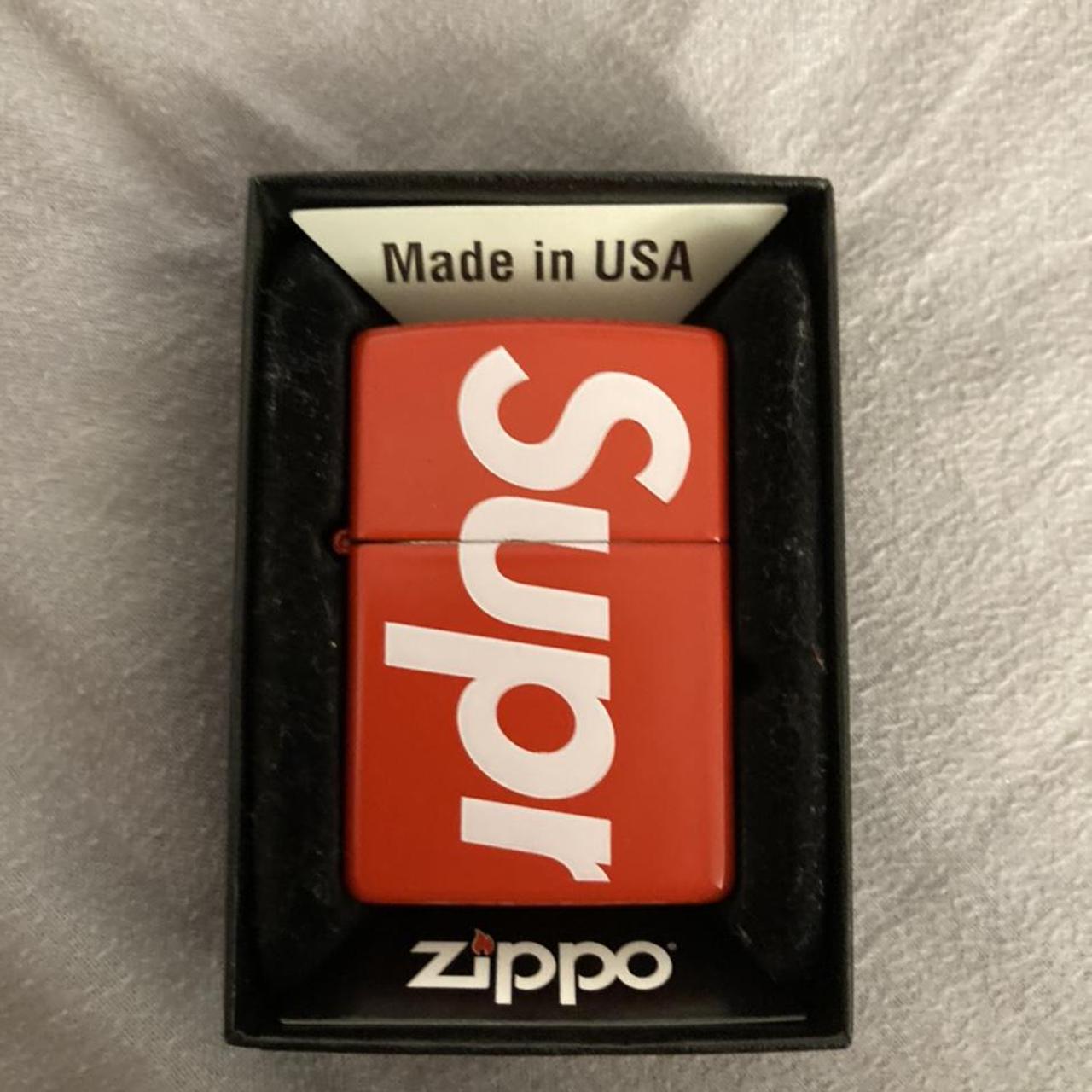 Supreme fall winter 2017 zippo lighter opened never... - Depop