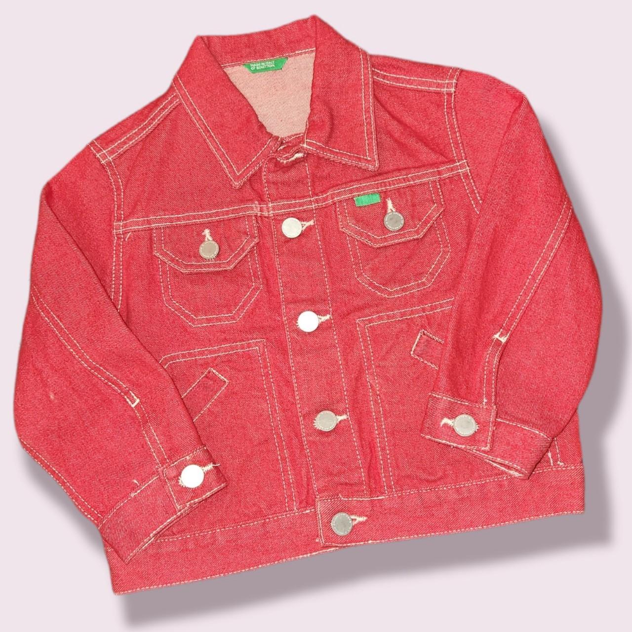 Benetton clearance red jacket