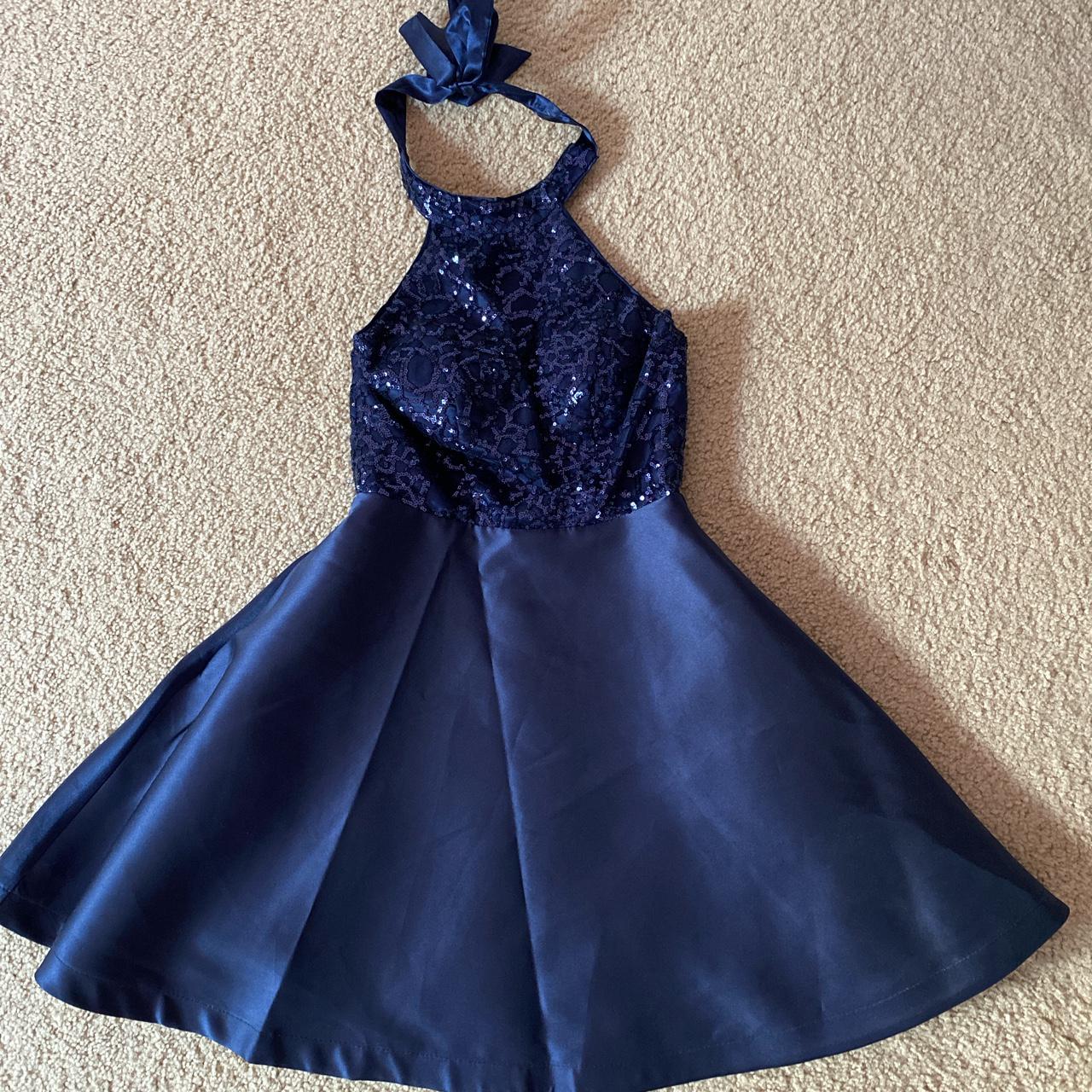 Belk navy outlet dress