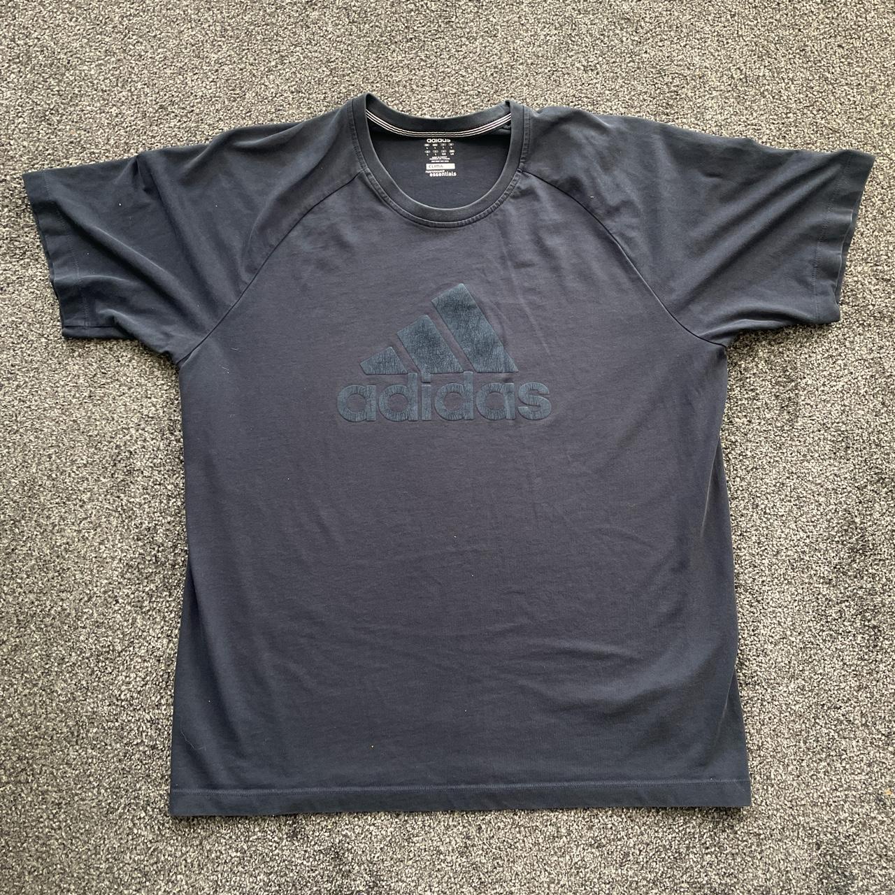 Adidas Men's Navy T-shirt | Depop