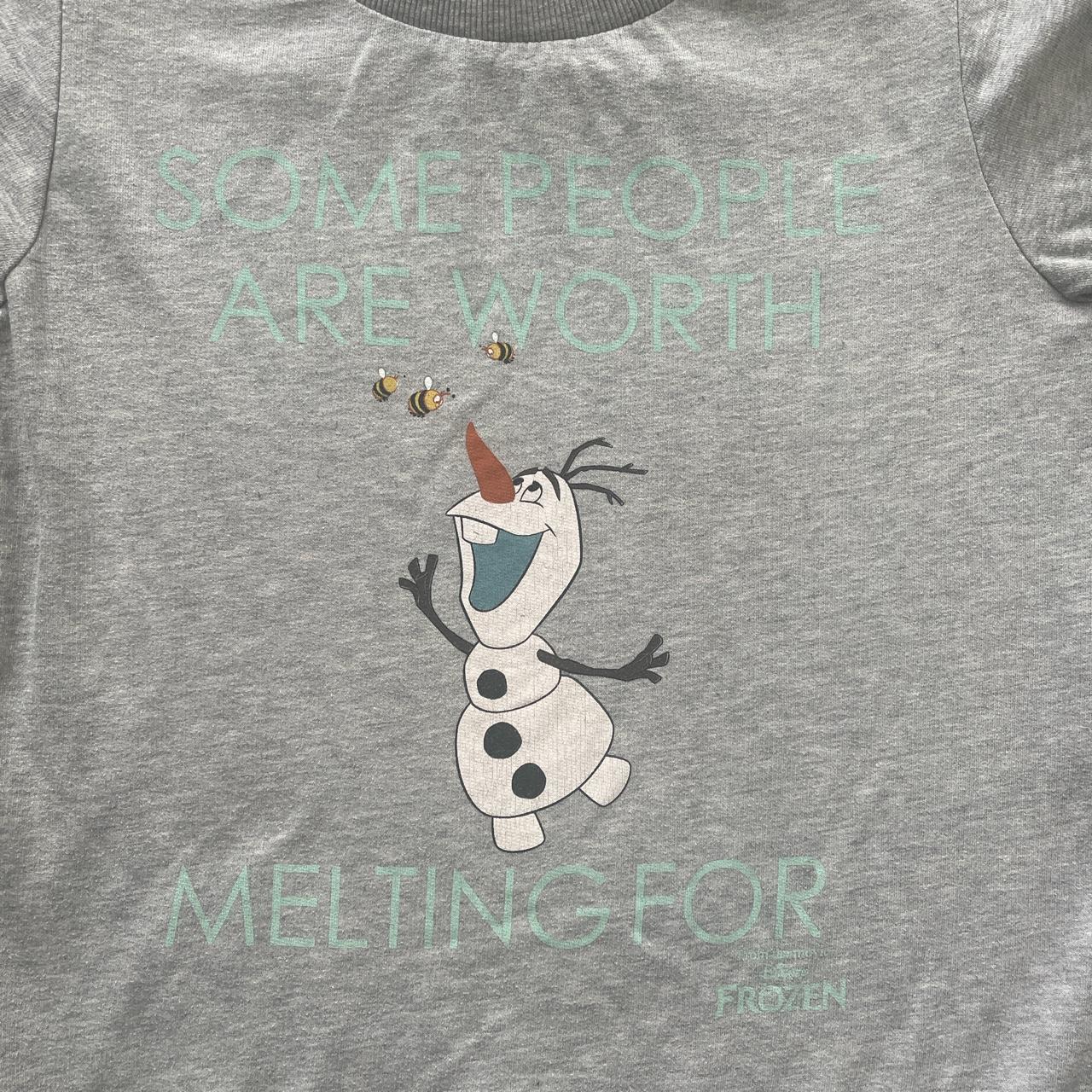 Disney Frozen Jumper 720 Size 8 Pit to Pit Depop