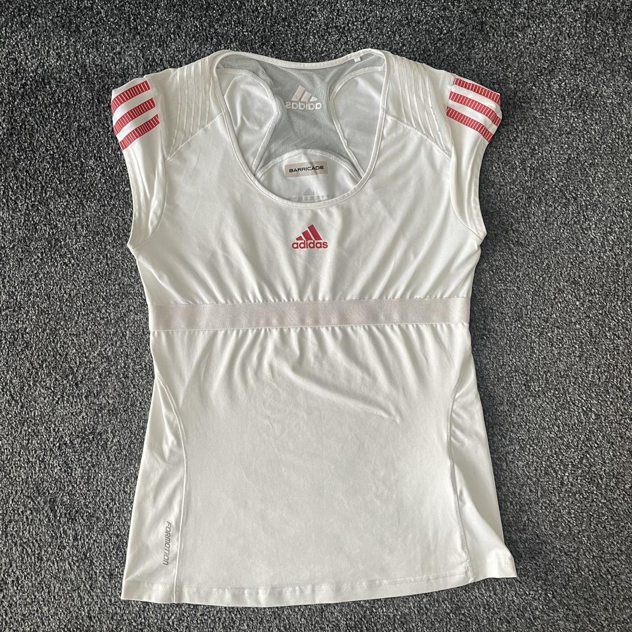 Adidas Women's White Vest Depop