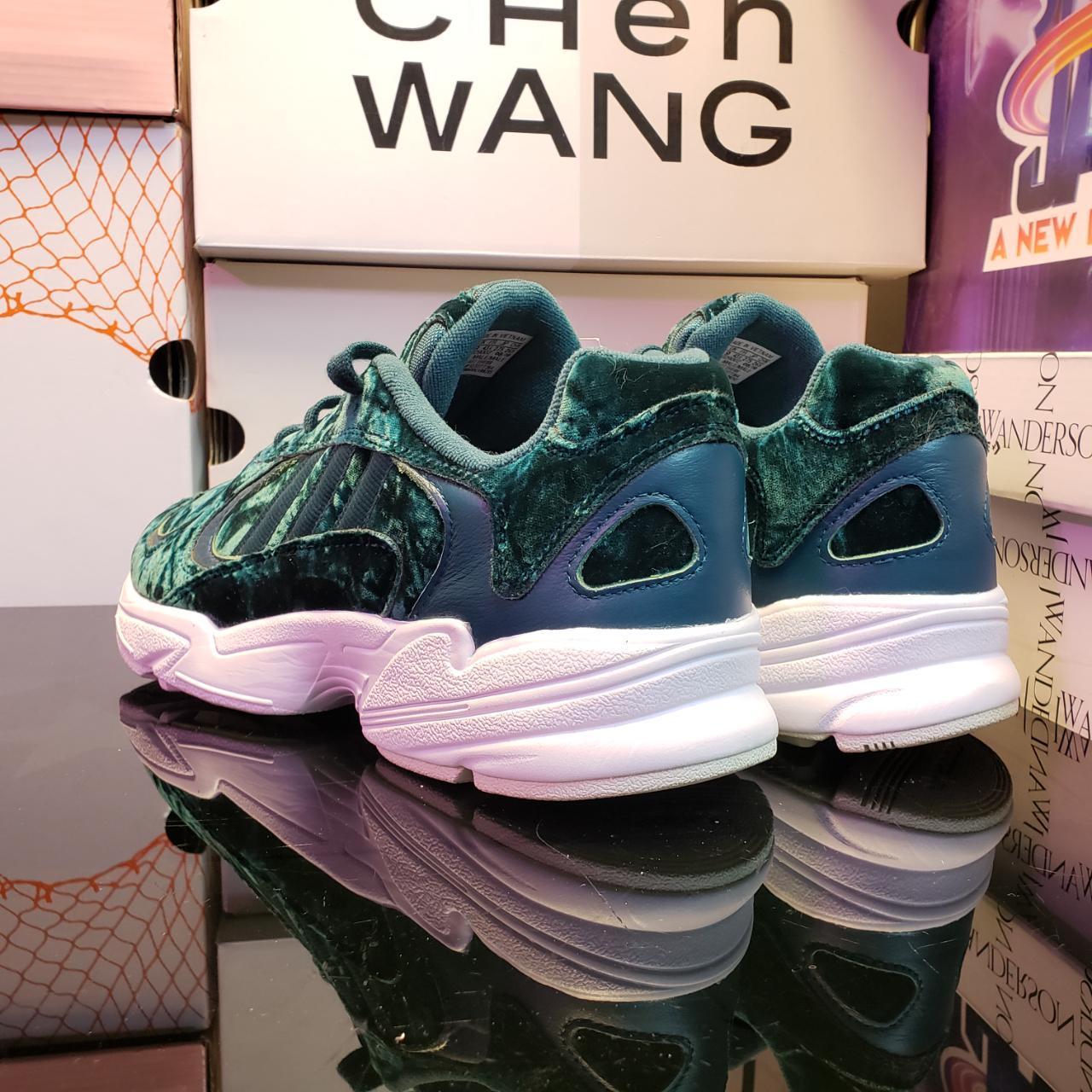 Adidas yung 1 green hot sale velvet