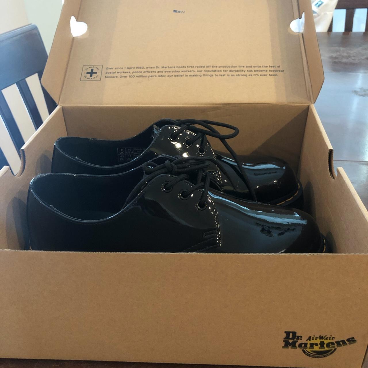 dr martens patent oxfords