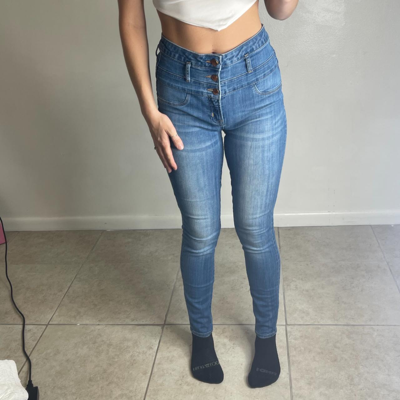 refuge high waisted super skinny jeans