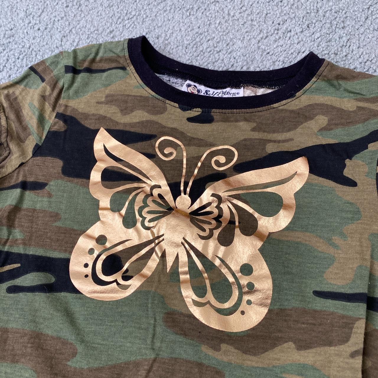 y2k butterfly shirt