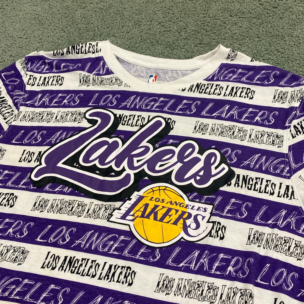 NBA Men's Purple and White T-shirt (2)