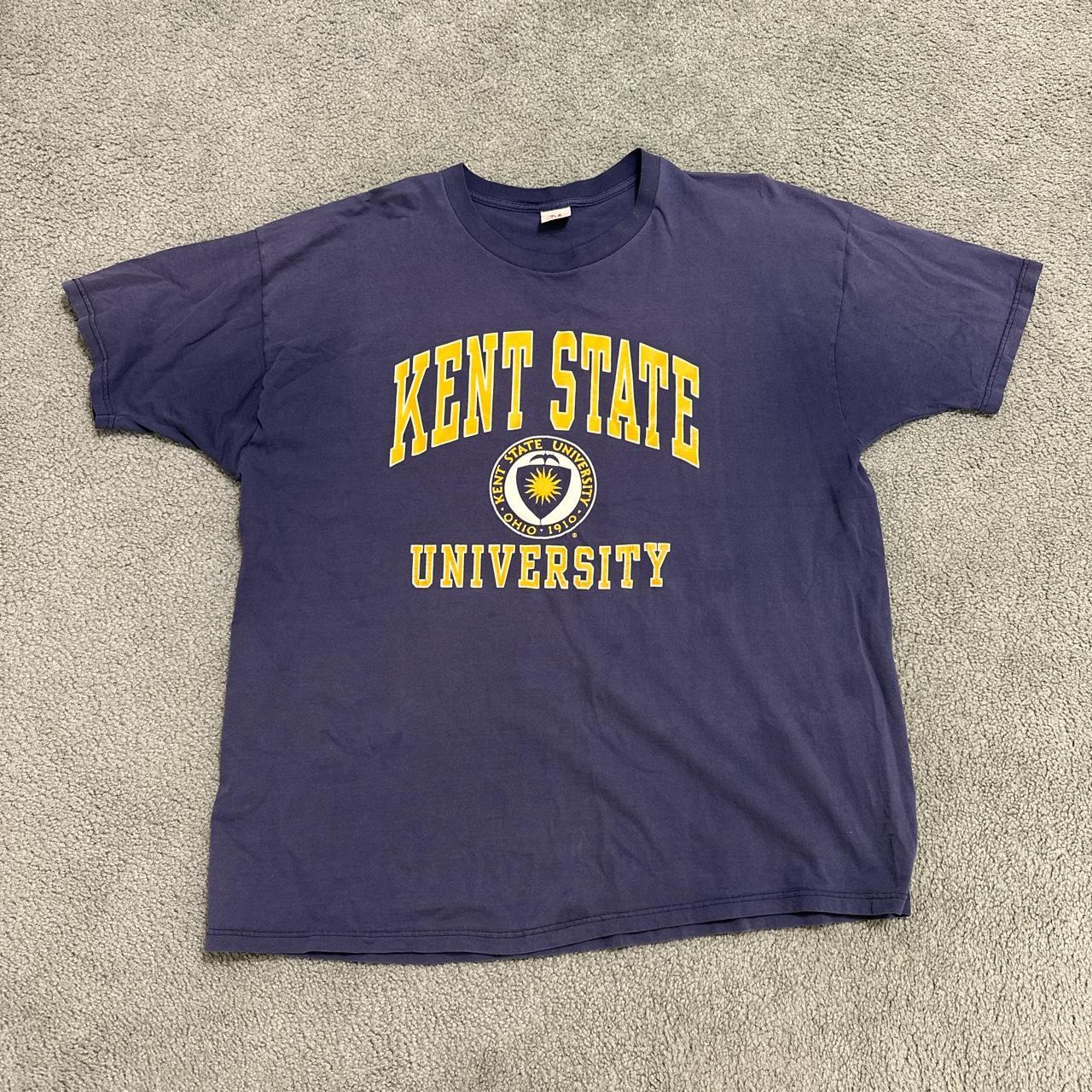 Vintage 90s Kent state university logo t shirt, made... - Depop