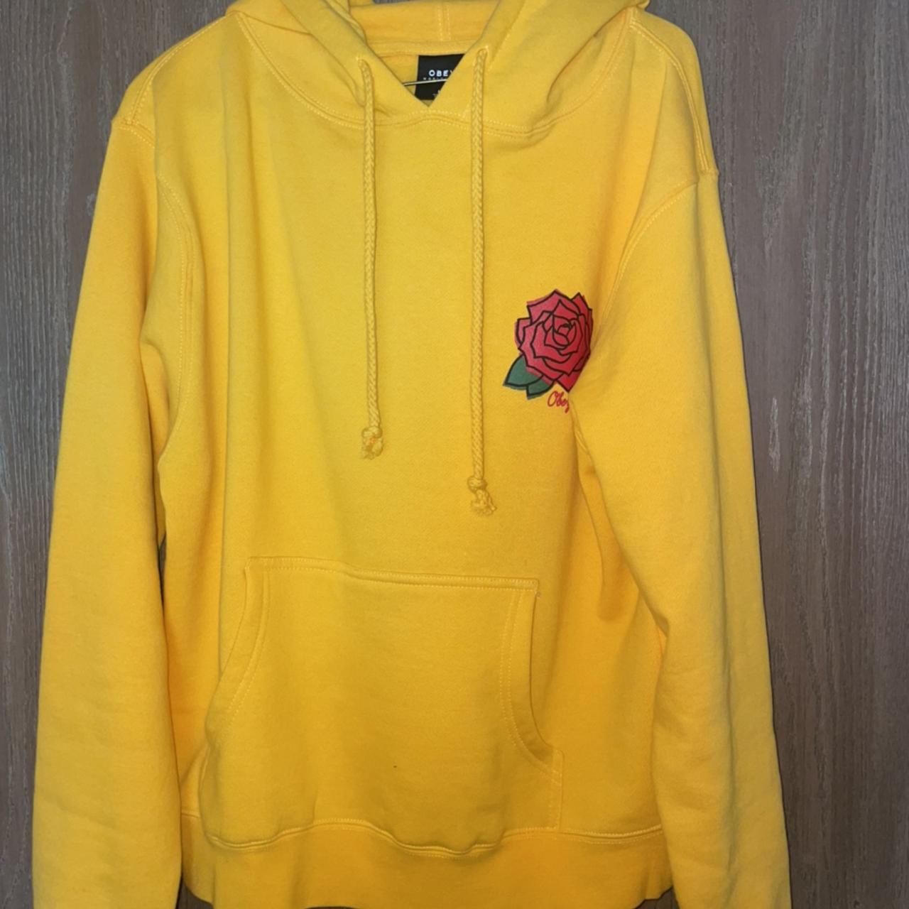 Obey on sale yellow hoodie