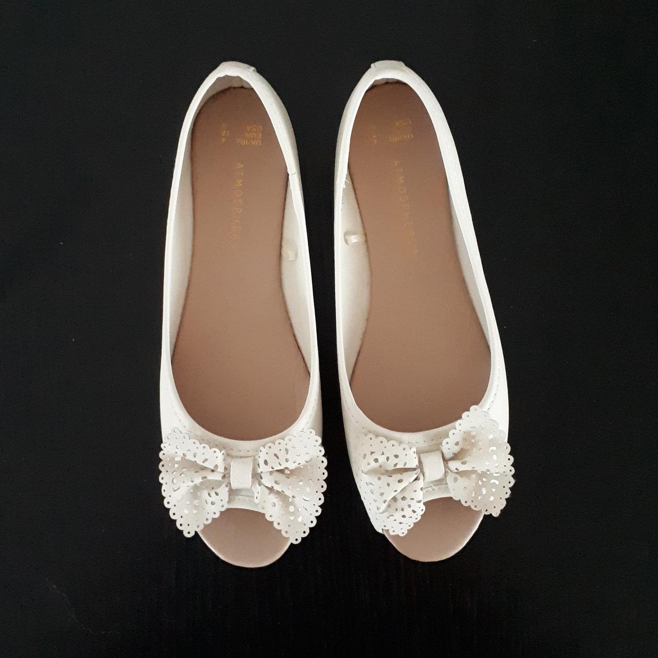 Primark Women's Cream Balletshoes Depop