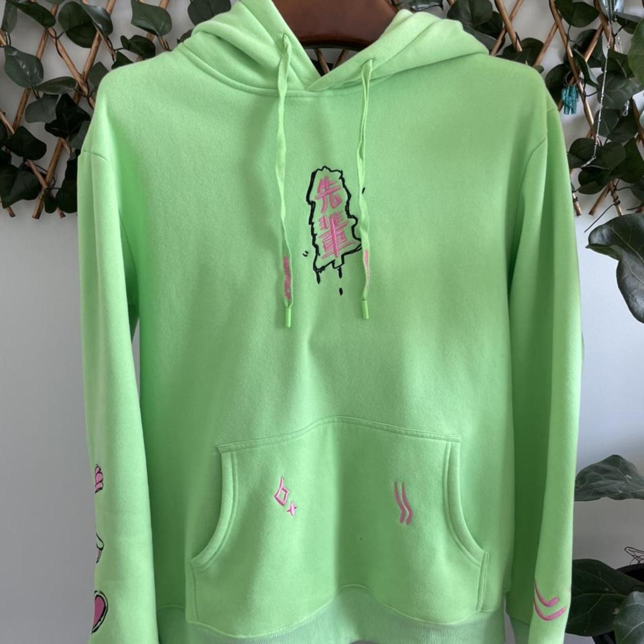 Anime girl embroidered hoodie. Super warm and comfy,... - Depop