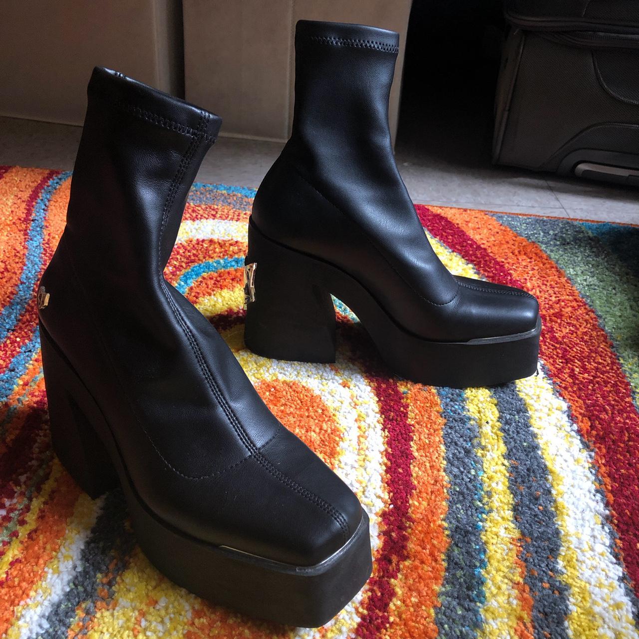 Naked Wolfe Illuminate platform boots in black.... - Depop