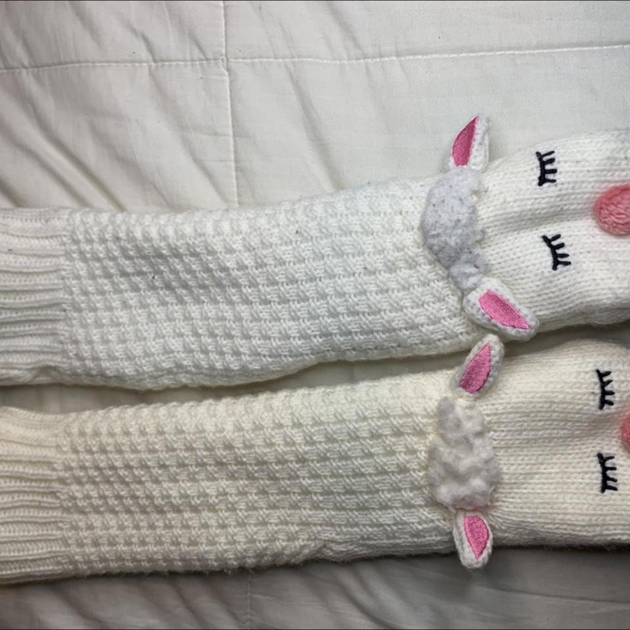 CUTE KNITTED LONG LAMB SOCKS !! These would be a... Depop