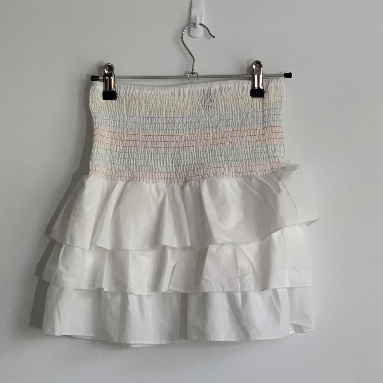 SHEIN size XS US2 short mini skirt ruffled & layed.... Depop