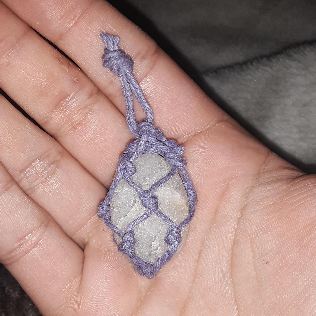 Product Image 1 - A handmade, macrame pendant <3