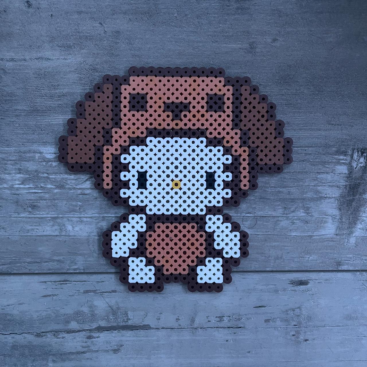 Dog Hello Kitty perler ($4 shipping), Handmade by