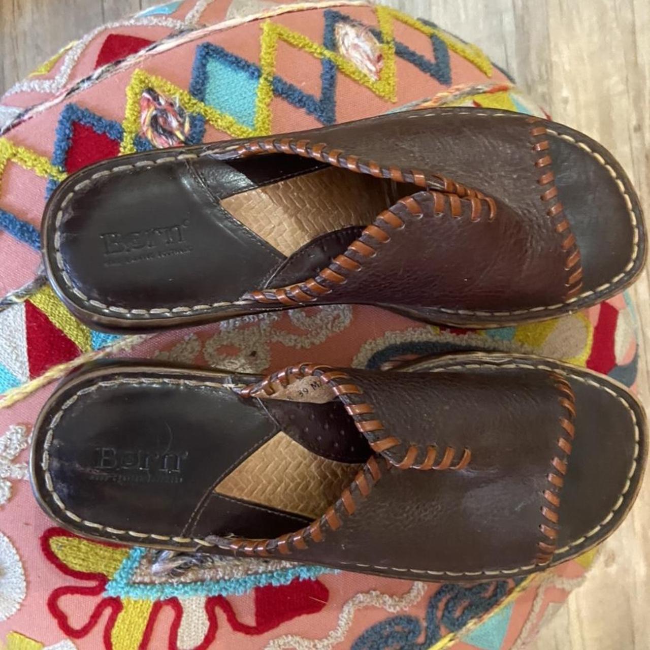 born brown sandals