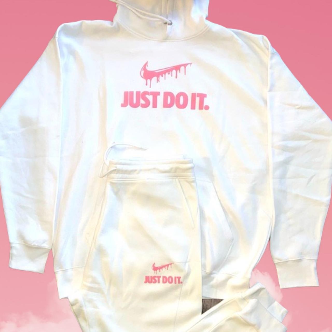 nike drip logo hoodie