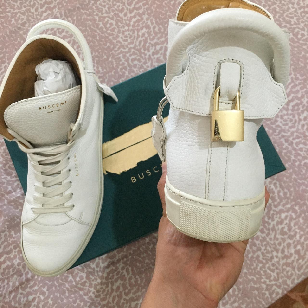 Buscemi White 125MM. Cond 9 5 10 Retail price 700