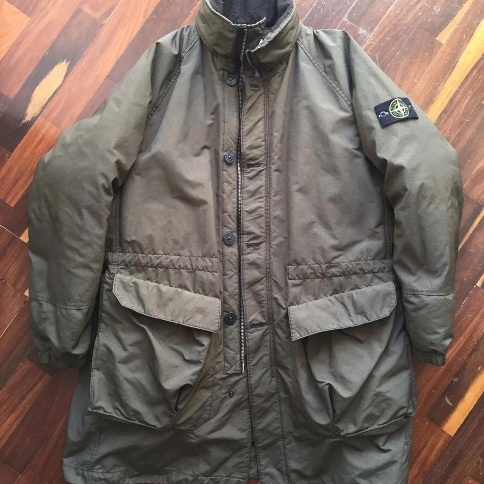 stone island jacket depop