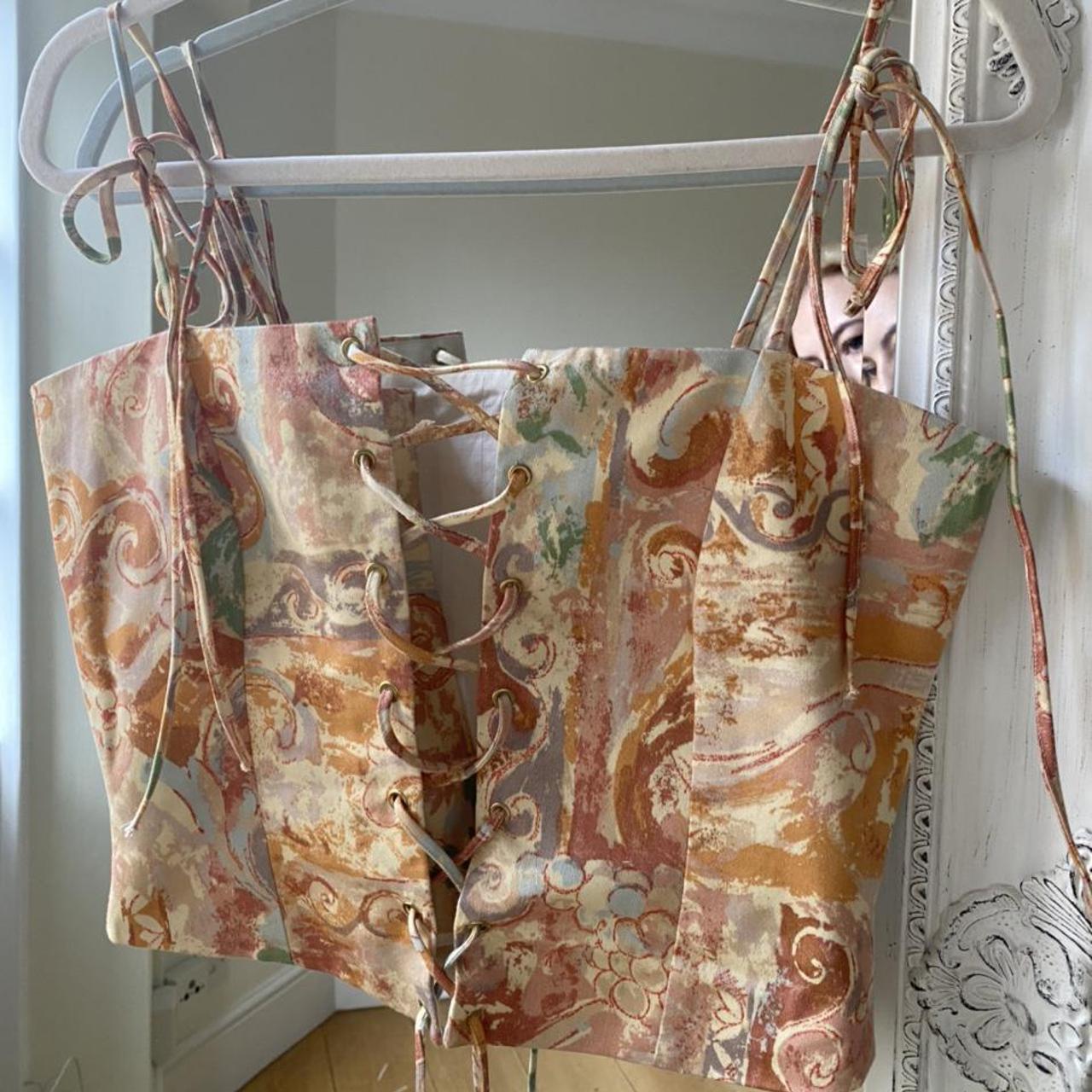 Beautiful handmade corset/bustier made by me with... Depop