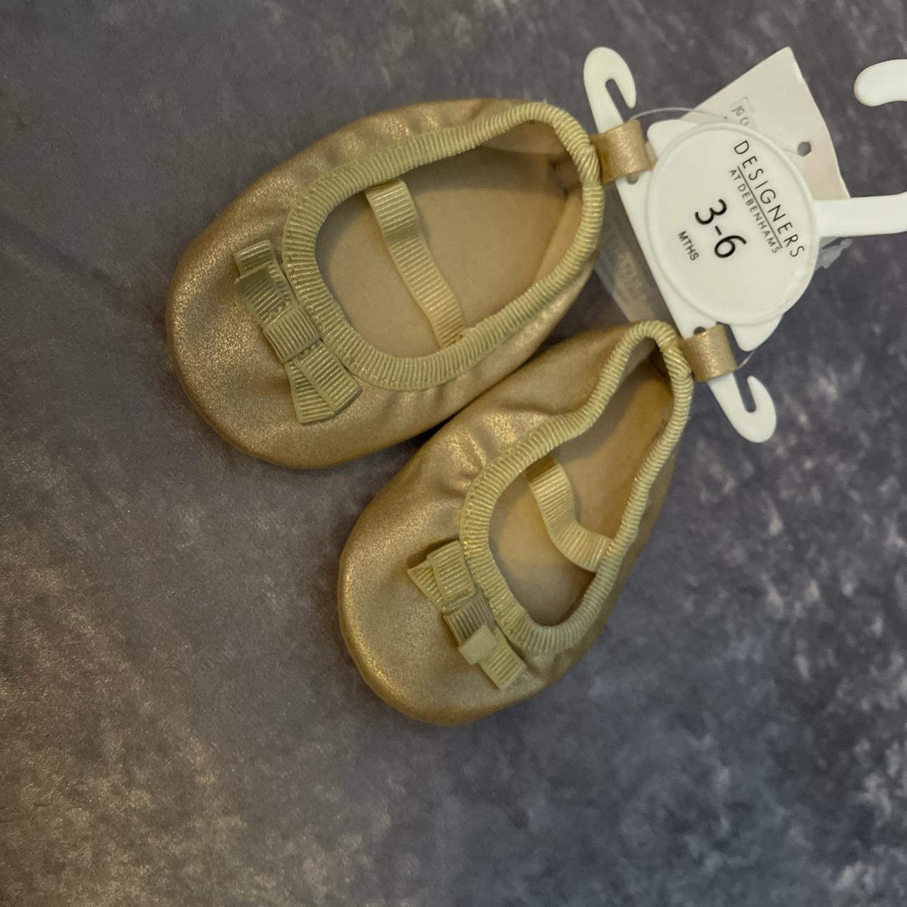 Jasper Conran infant shoes 3 6 months Sparkle