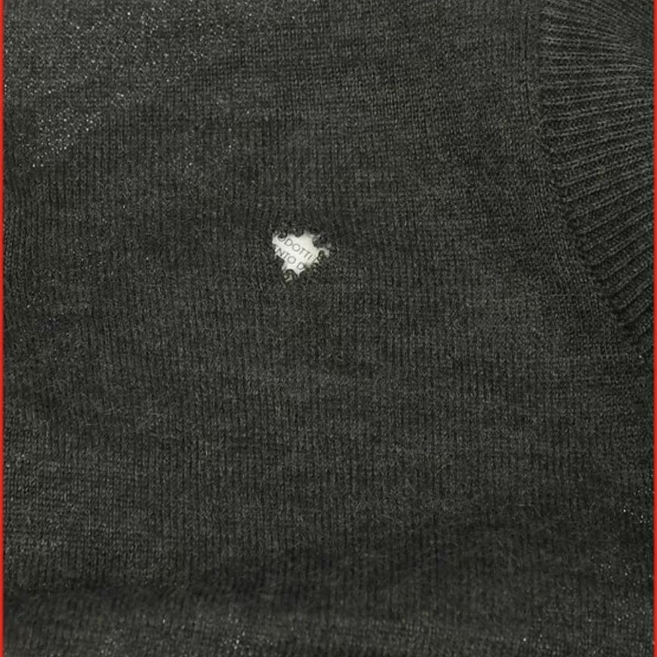 Dolce & Gabbana gun patch cashmere sweater... - Depop