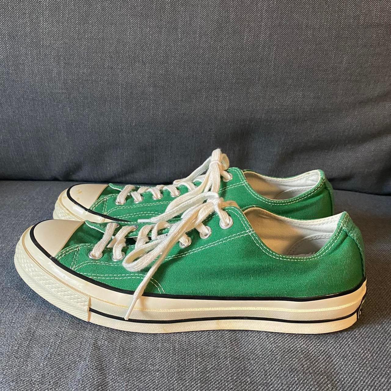 Green Converse 70s Low Tops Uk9 Eu42 5 Cm27 5 Depop