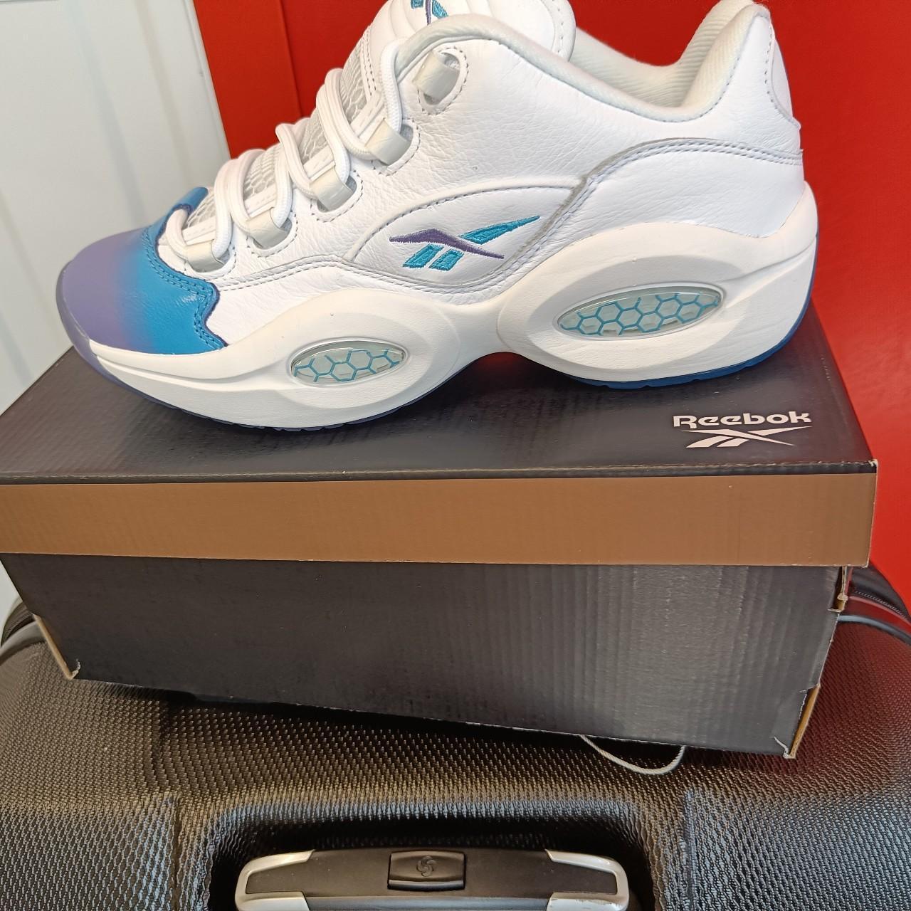 reebok question low radiant aqua hyper purple