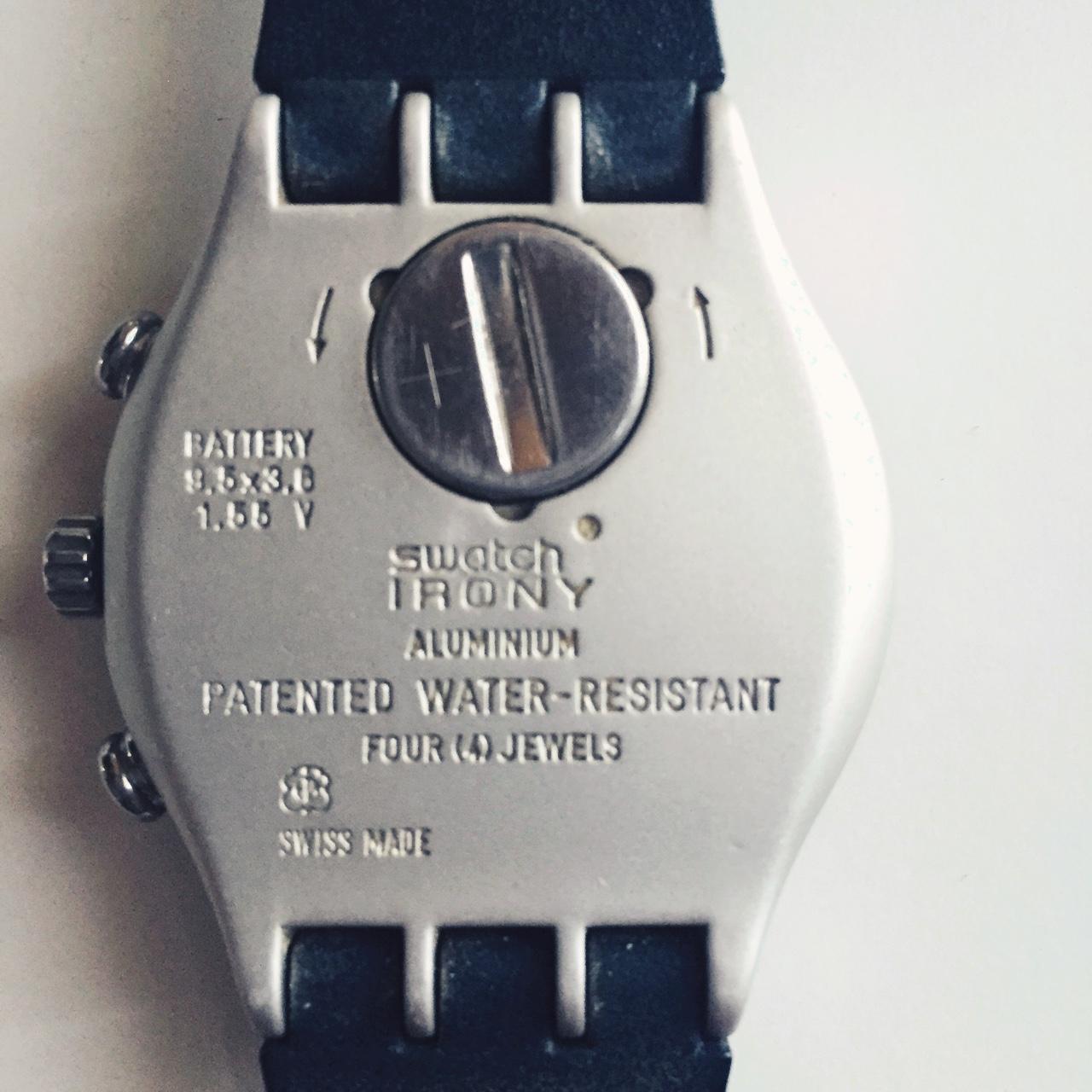 Swatch irony hotsell water resistant