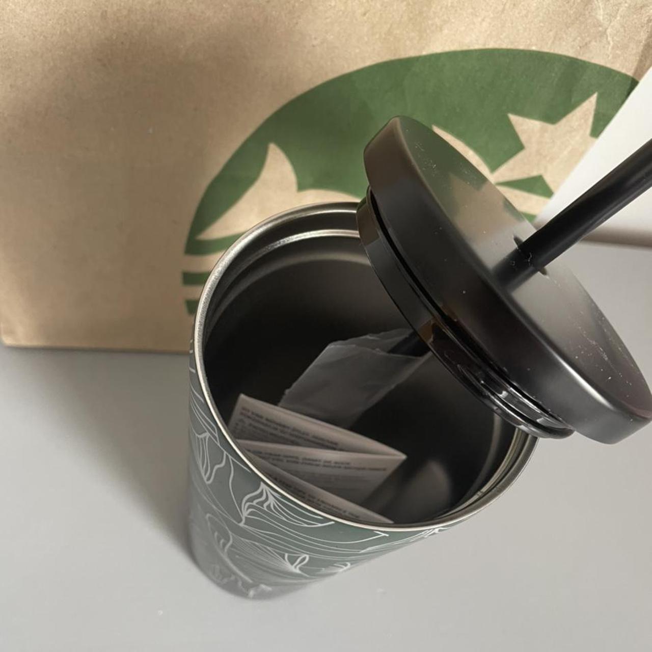 Green kiwi glitter rhinestone custom starbucks cup - Depop