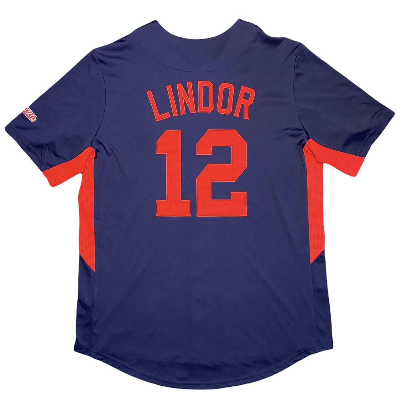 Francisco Lindor 12 Cleveland Indians Jersey - Depop