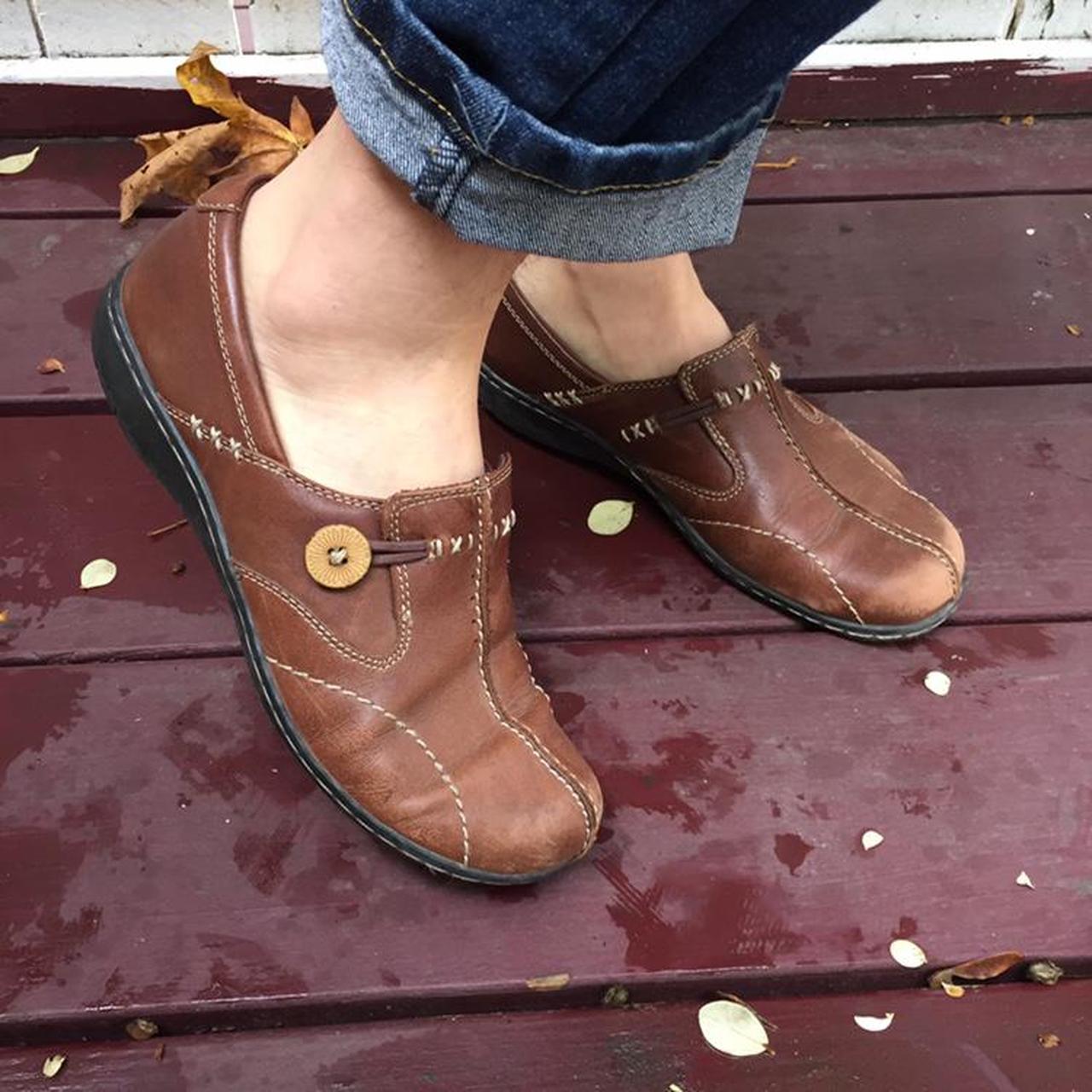 clarks coling boss black leather