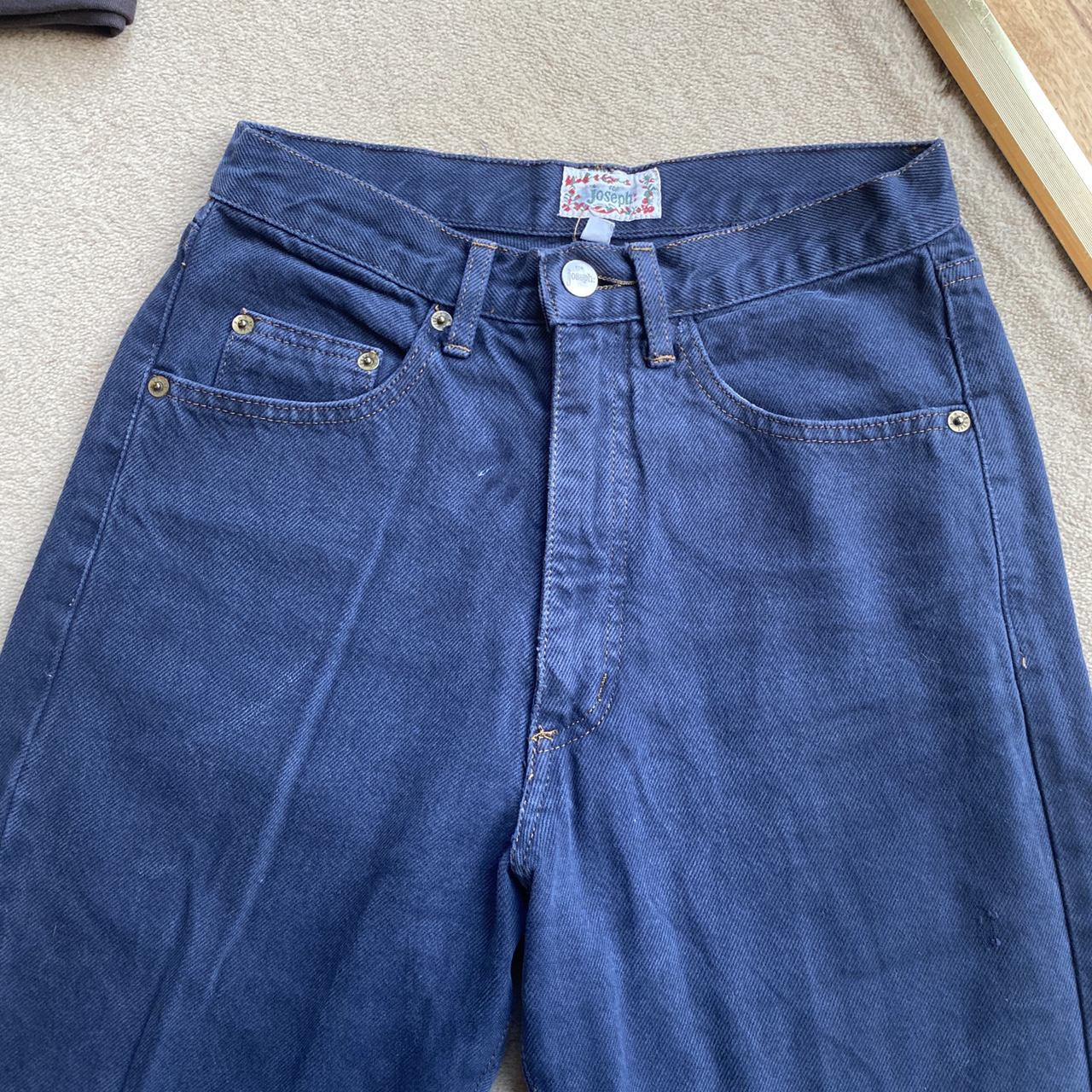 Joseph Jeans High waisted Blue trousers. Some small... Depop