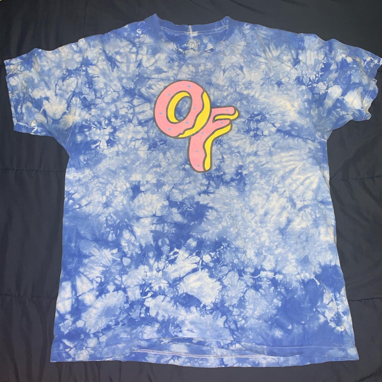 odd future blue tie dye shirt #oddfuture #ofgwkta... - Depop